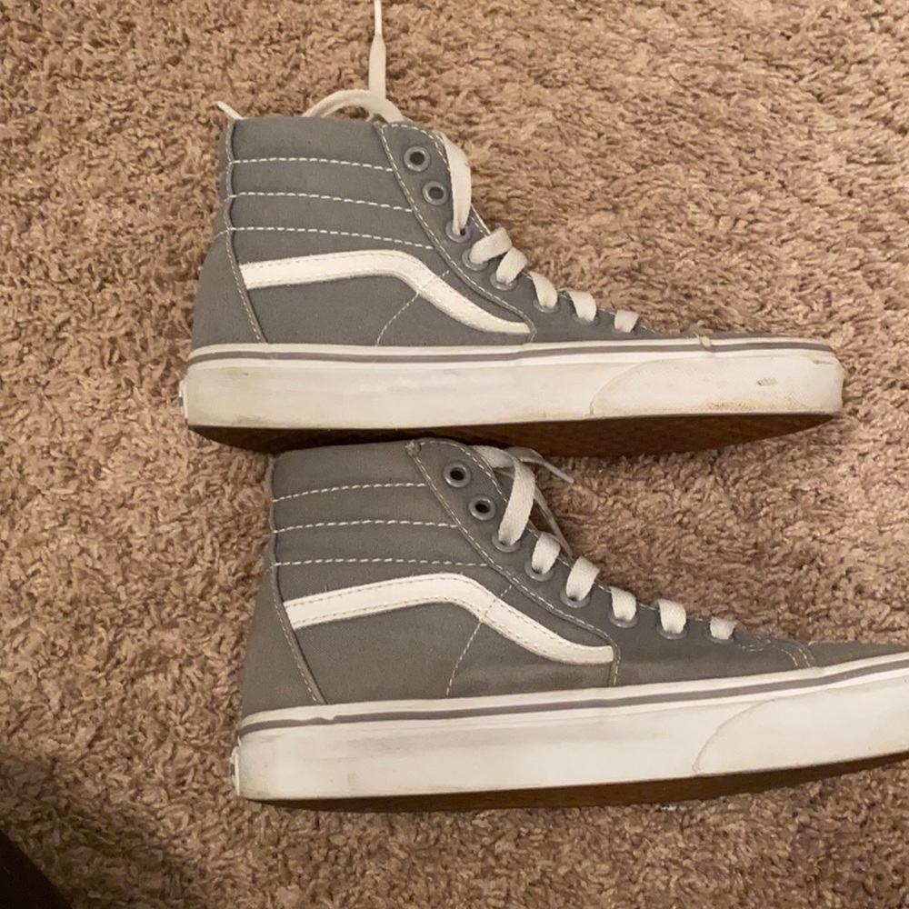 Practically new grey vans